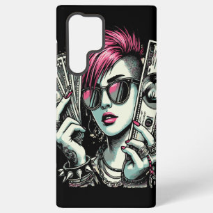 Coque Samsung Galaxy Cool Punk Girl en ville