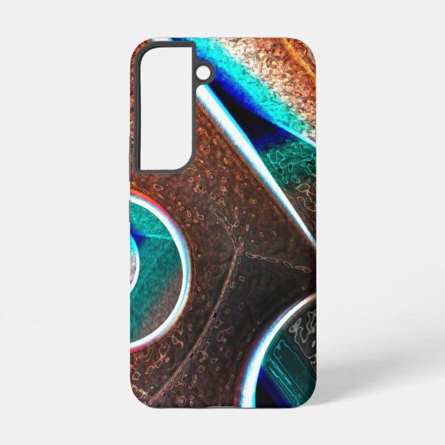 Coque Samsung Galaxy Copper Blue (Verso)