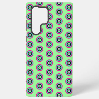 Coque Samsung Galaxy Coque circulaire géométrique en gras pour Galaxy S