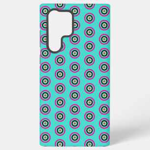 Coque Samsung Galaxy Coque circulaire géométrique en gras pour Galaxy S