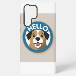 Coque Samsung Galaxy Coque mobile mignon "Hello"