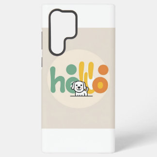Coque Samsung Galaxy Coque mobile mignon "Hello"