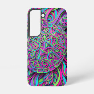 Coque Samsung Galaxy Coques Samsung néon vibrant à coquille de tortue a