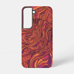 Coque Samsung Galaxy Coques Samsung Tentacules de Méduse Abstraite Couc