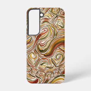 Coque Samsung Galaxy Coques Samsung Terre Cuite Tortue Abstraite