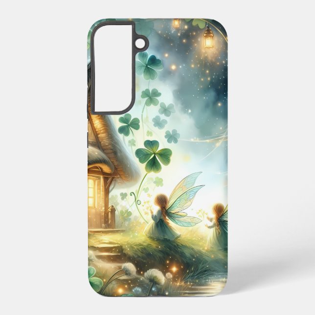 Coque Samsung Galaxy Cottage de Fée Trèfle Lumineux (Verso)