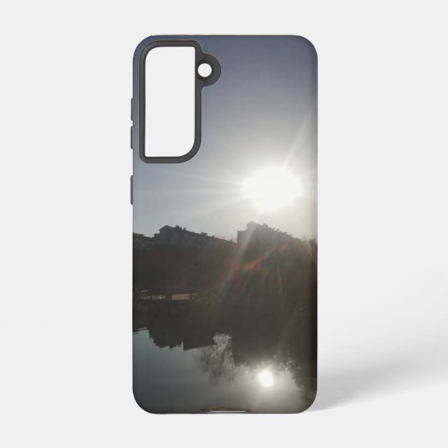 Coque Samsung Galaxy Coucher de soleil rustique (Verso)