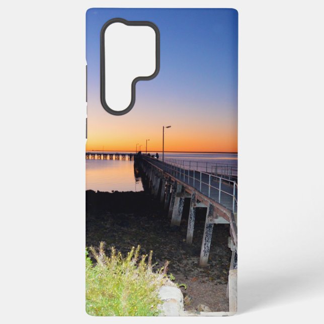 Coque Samsung Galaxy Coucher de soleil sur opale : Soleil couchant sur  (Verso)