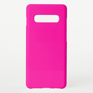Coque Samsung Galaxy S10+ Couleur solide rose néon