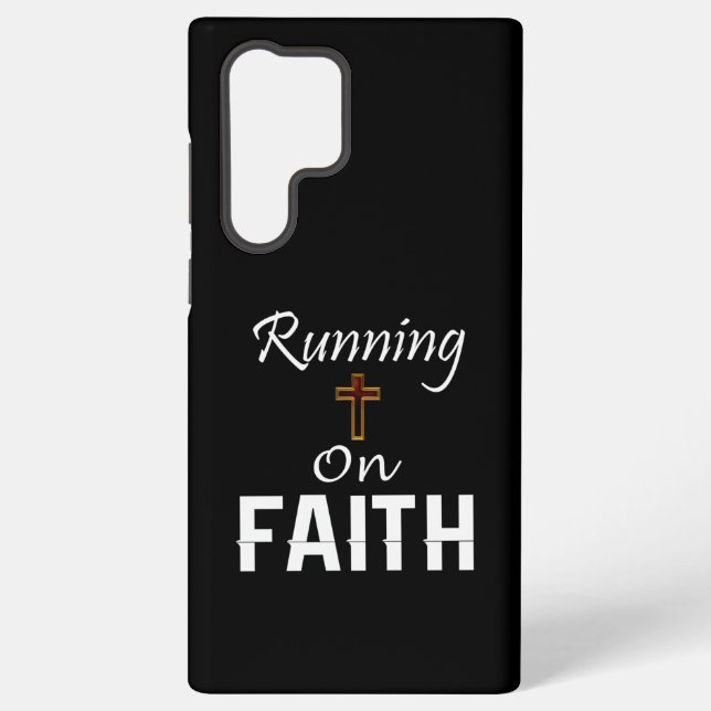Coque Samsung Galaxy Courir sur le coureur de la foi (Verso)
