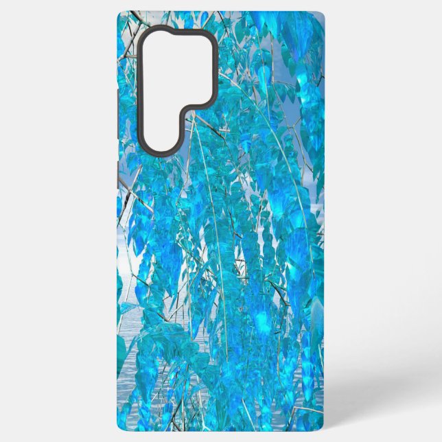 Coque Samsung Galaxy Couronne d'arbre en cristal (Verso)