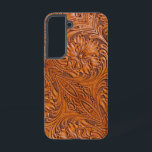 Coque Samsung Galaxy Cowboy Rustique pays occidental à outils en cuir i<br><div class="desc">Boîtier de téléphone à imprimer en cuir,  motif rustique de l'Ouest. Accessoires de décoration mode Cowboy.</div>