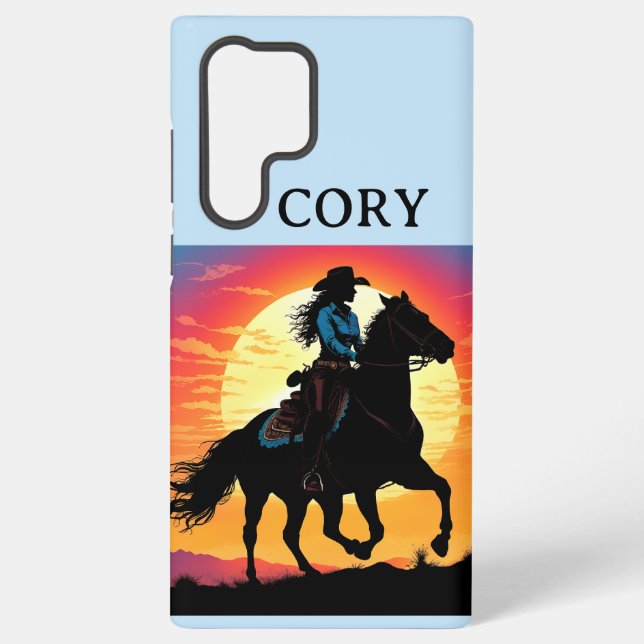 Coque Samsung Galaxy COWGRL SAMSUNG Phone Case (Verso)