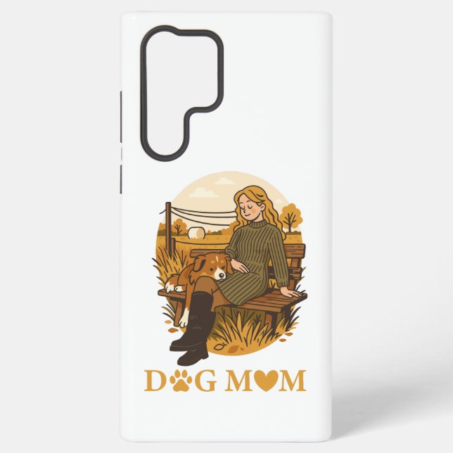 Coque Samsung Galaxy Cozy Dog Mom Bonding Moment With Her Companion (Verso)