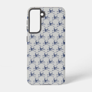 Coque Samsung Galaxy Crâne et os croisés vintage