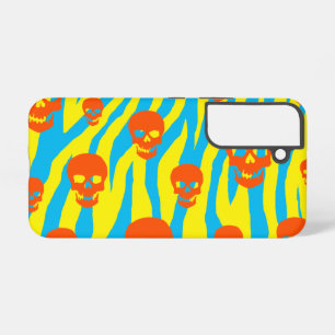 Coque Samsung Galaxy Crâne Mod Zèbre