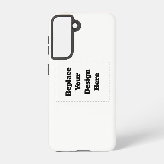 Coque Samsung Galaxy Create Your Own white  (Verso)