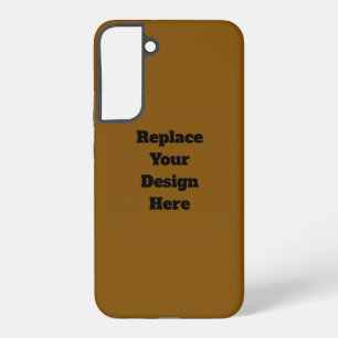 Coque Samsung Galaxy Créez Votre Propre Brun