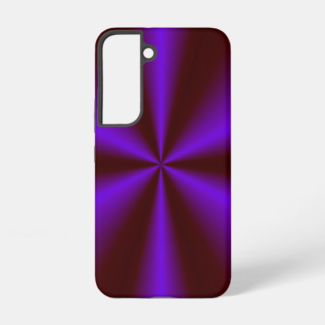 Coque Samsung Galaxy Crimson rose pourpre arc-en-ciel (Verso)