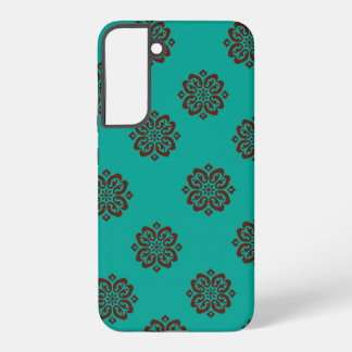 Coque Samsung Galaxy "Crimson Scrolls - Bold Elegance"