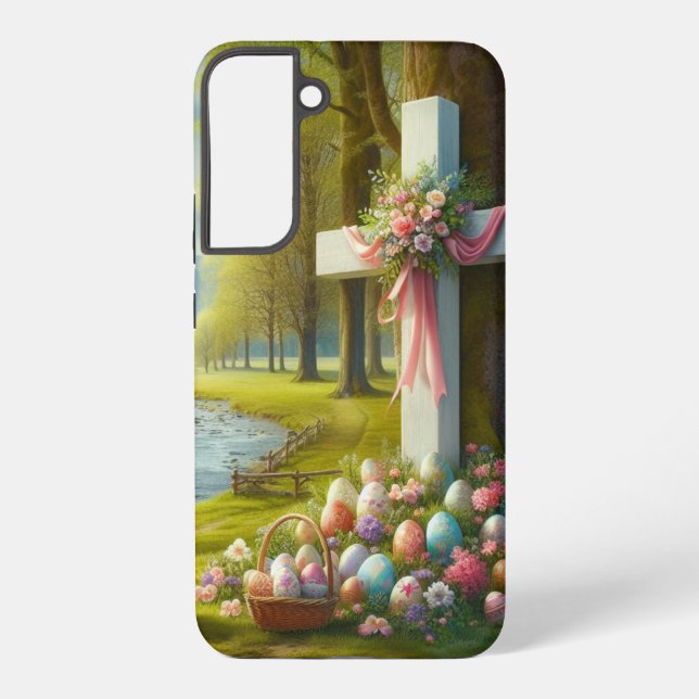 Coque Samsung Galaxy Croix de Pâques (Verso)