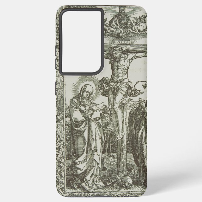 Coque Samsung Galaxy Crucifixion médiévale de Jésus-Christ (Verso)