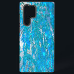 Coque Samsung Galaxy Crystal Tree Canopy<br><div class="desc">A crystal blue tree in summer</div>