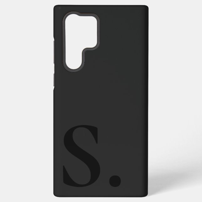 Coque Samsung Galaxy Custom with Initial Name (Verso)