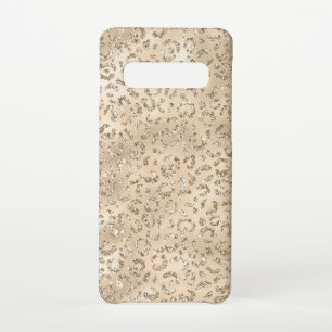 Coque Samsung Galaxy S10 Cute brown Cheetah Leopard Skin Print Pattern