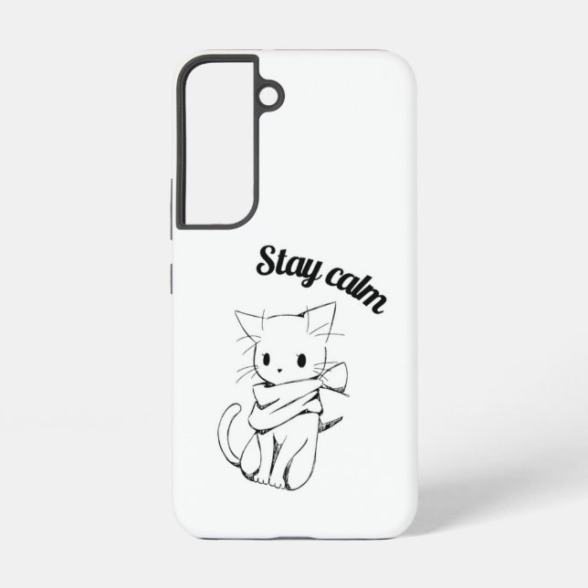 Coque Samsung Galaxy Cute cat phone cover (Verso)