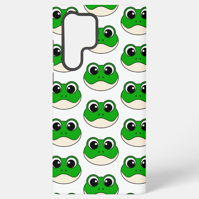 Coque Samsung Galaxy Cute grenouille souriante (Verso)