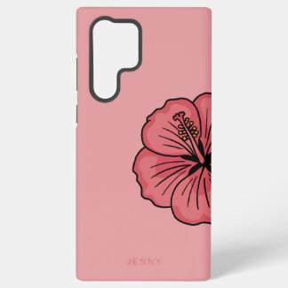 Coque Samsung Galaxy Cute hibiscus motif