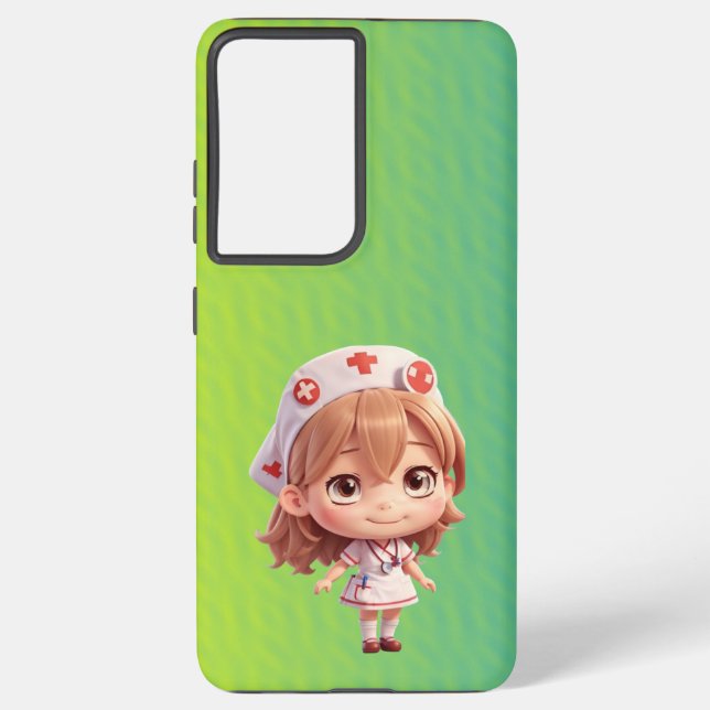 Coque Samsung Galaxy Cute Nurse 2 téléphone case (Verso)
