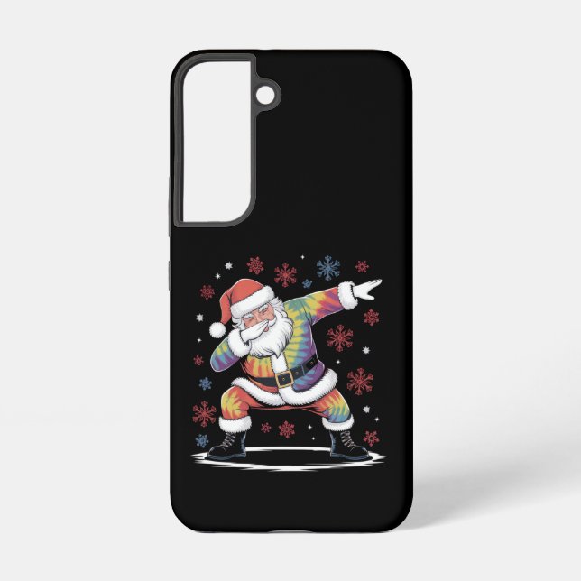 Coque Samsung Galaxy Dabbing Noël Santa Pull de Noël Ugly Christmas Xma (Verso)