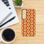 Coque Samsung Galaxy Dahlia jaune motif floral sur rouge<br><div class="desc">Protégez votre téléphone Samsung Galaxy S22 avec ce boîtier de téléphone branché qui présente l'image d'une petite fleur jaune Dahlia sur un arrière - plan rouge et brillant et imprimé dans un motif extensible. Un design floral et amusant ! Sélectionnez votre style de téléphone. REMARQUE : Vous devrez peut-être modifier...</div>