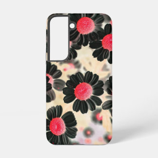 Coque Samsung Galaxy daisy noir gothique