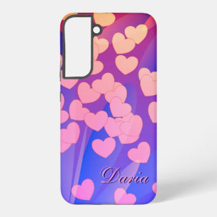 Coque Samsung Galaxy Daria - Modèle de nom personnalisé, Coloré et Magn