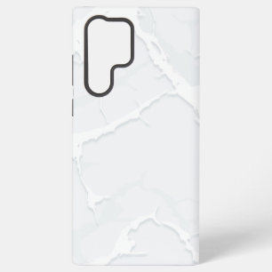 Coque Samsung Galaxy Débris de marbre blanc élégant