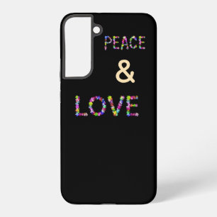 Coque Samsung Galaxy Déclaration de Paix Amour Unité Espoir Typograph