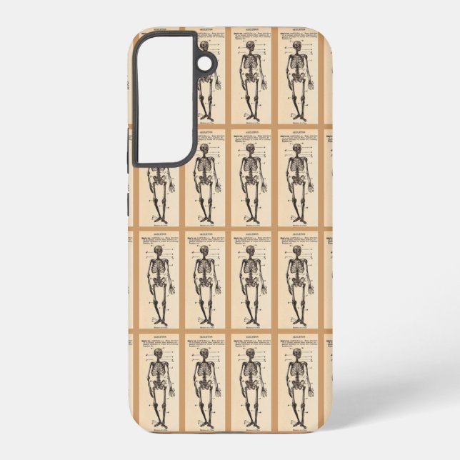 Coque Samsung Galaxy Définition de squelette vintage (Verso)