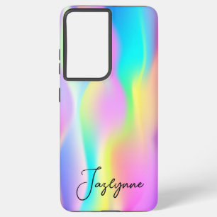 Coque Samsung Galaxy dégradant multicolore
