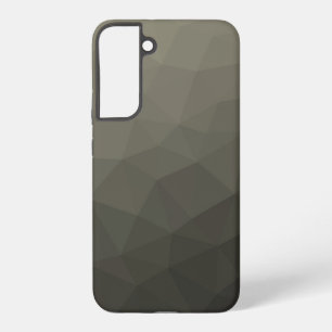 Coque Samsung Galaxy Dégradé géométrique maille militaire armée gris ma