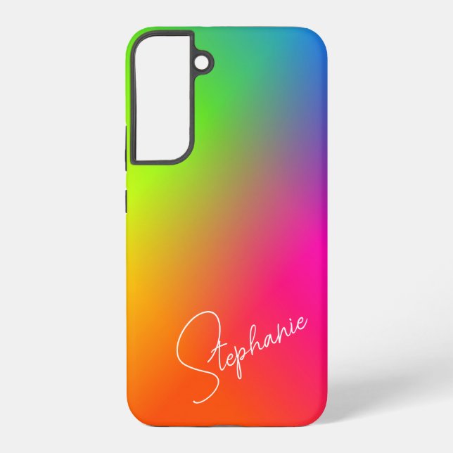 Coque Samsung Galaxy Dégradé multicolore  (Verso)