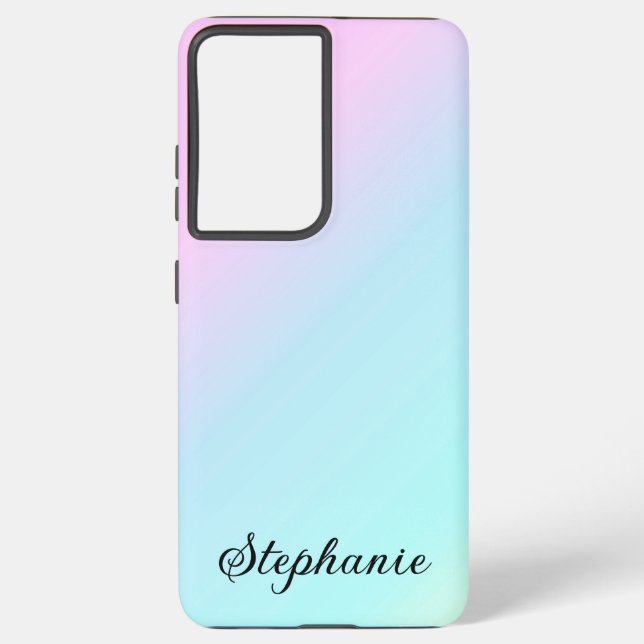 Coque Samsung Galaxy Dégradé multicolore (Verso)