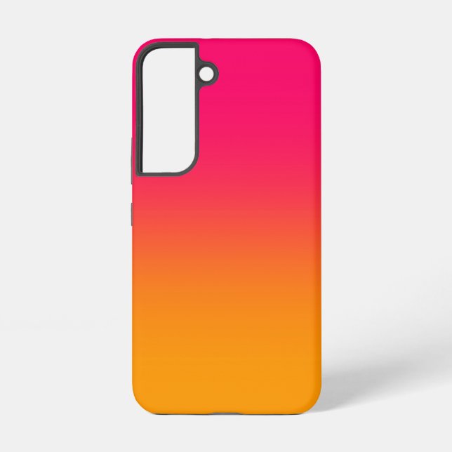 Coque Samsung Galaxy Dégradé rose jaune (Verso)