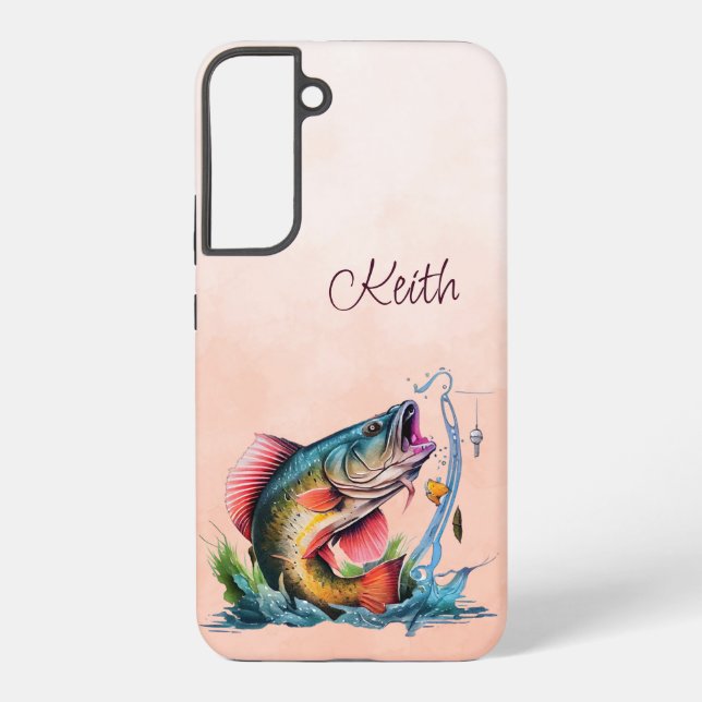 Coque Samsung Galaxy D'énormes poissons qui sortent de l'eau (Verso)