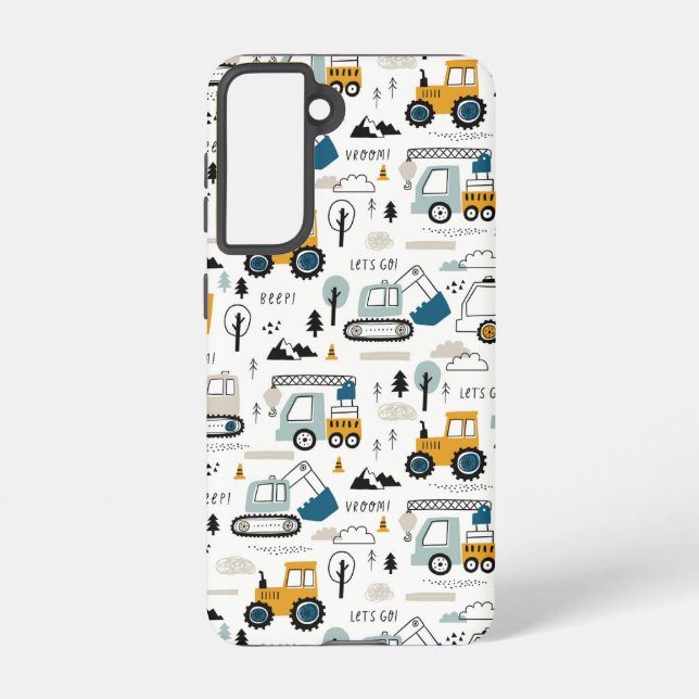 Coque Samsung Galaxy Déplaçons le Motif de véhicule (Verso)