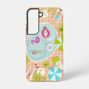 Coque Samsung Galaxy Des filles et des garçons du bikini jouant au jeu