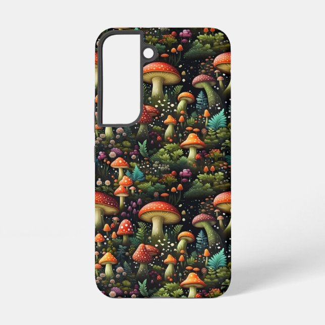 Coque Samsung Galaxy Design de champignon Whimsical - Fairycore esthéti (Verso)