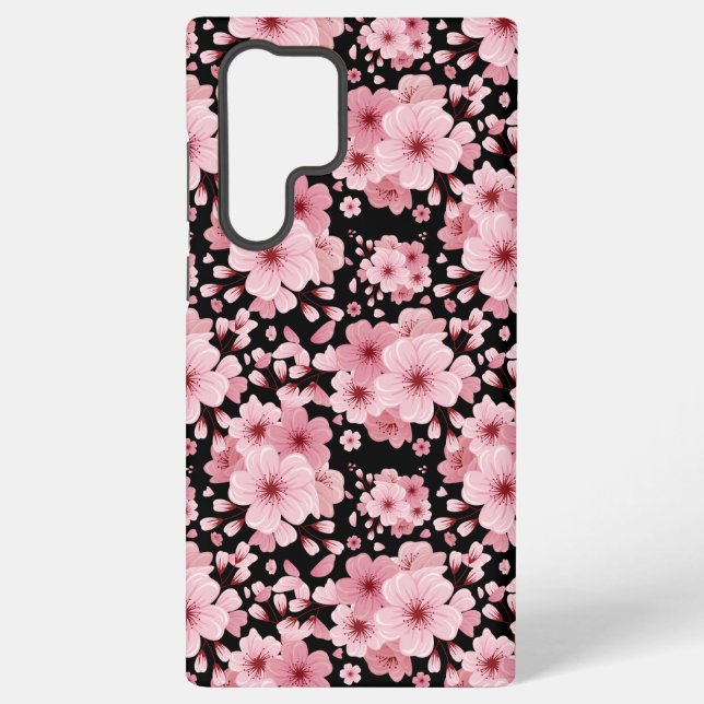 Coque Samsung Galaxy Design de motifs floraux Cherry Blossom (Verso)